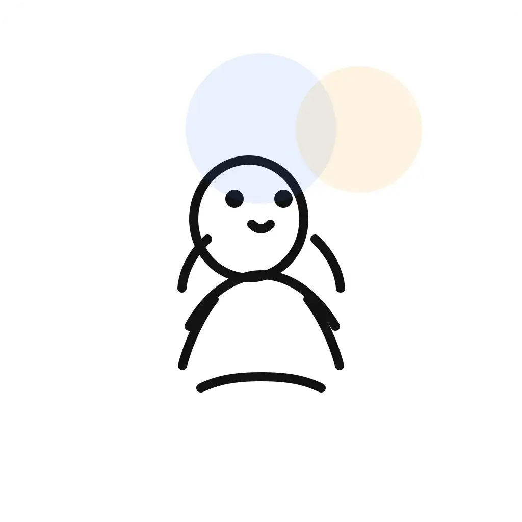 Owl perched on a branch under a full moon, colouring page for kids